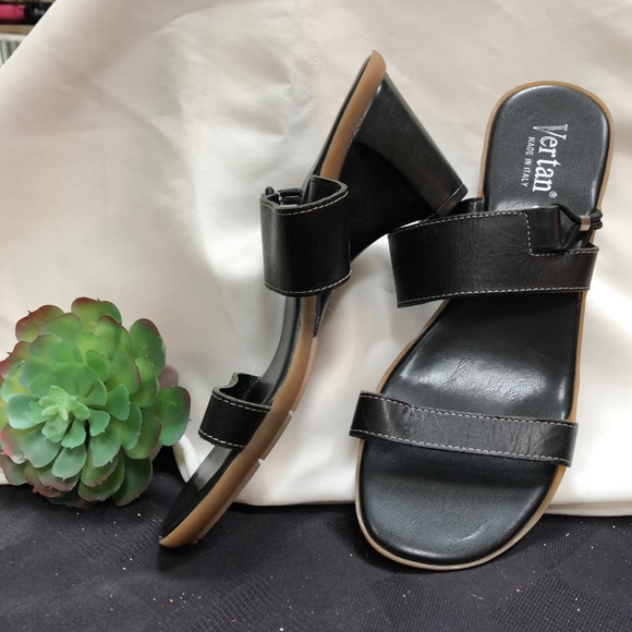 LEATHER ITALIAN  MADE Sandals by VERTAN - Picture 6 of 11